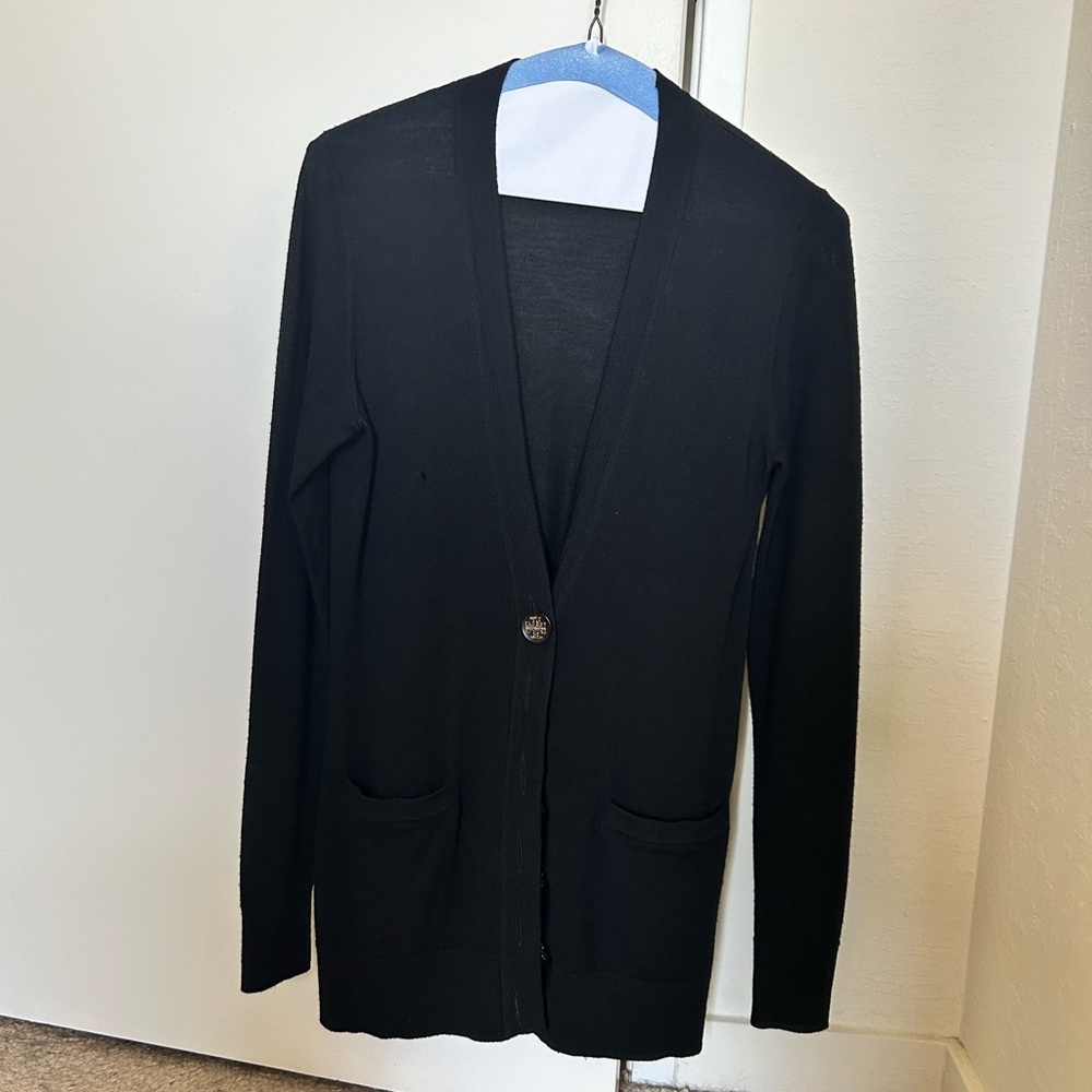 Tory Burch 2 Pocket Wool Cardigan